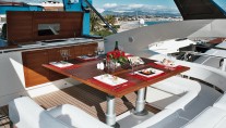 Aicon Yacht KRYS KAR - Sundeck Dining